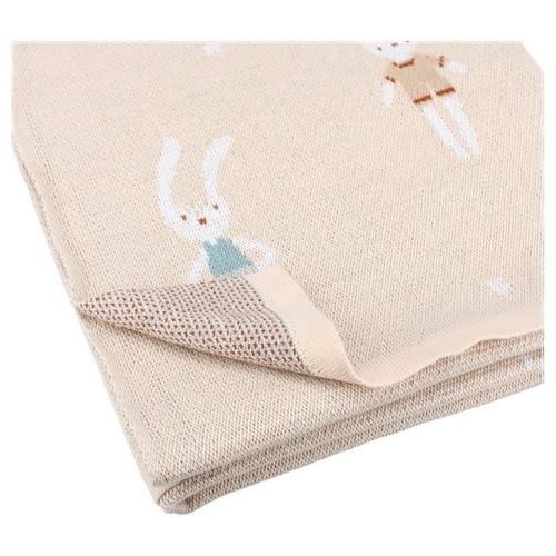 Kidzroom Blanket Sweet Snuggles Rabbit Toby