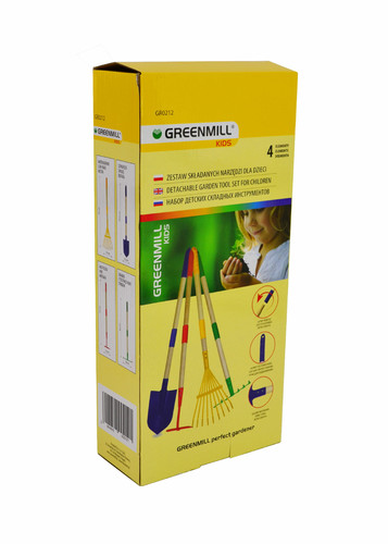 4-Piece Detachable Garden Tool Set for Children