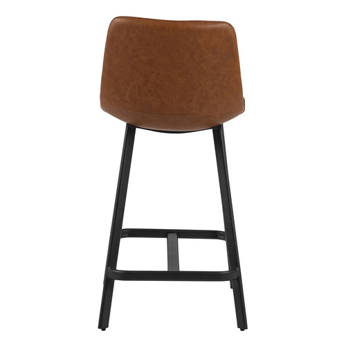 Bar Stool Oregon PU Brandy Low