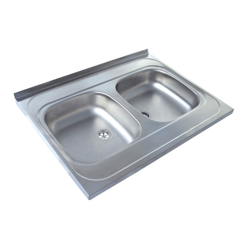 Genesis Sink Primal 20, 2-bowl, 80x60 cm, satin
