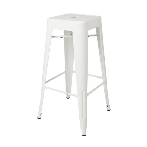 GoodHome Bar Stool Branza, white