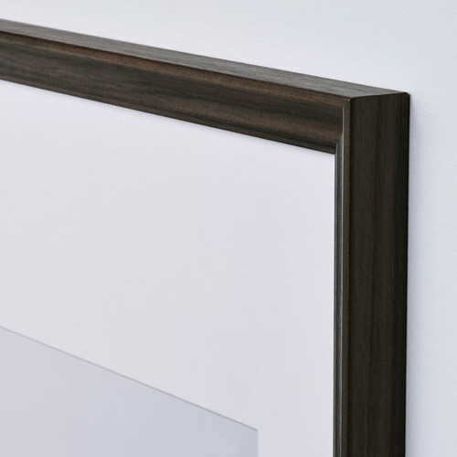 KLOTKÖRSBÄR Frame, oak effect/dark brown, 40x50 cm
