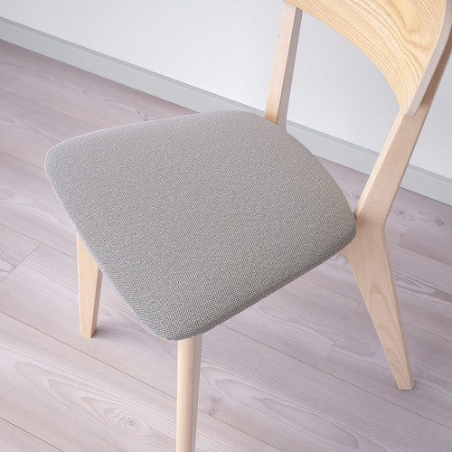 LISABO Chair, ash/Tallmyra white/black