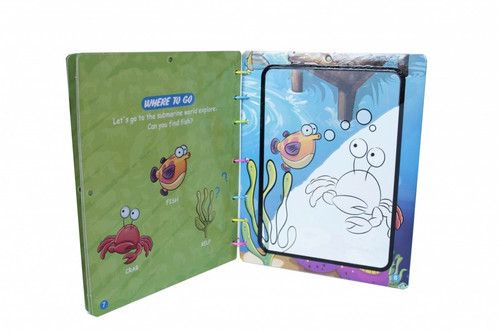 Askato Magic Water Drawing Book Zoo 3+