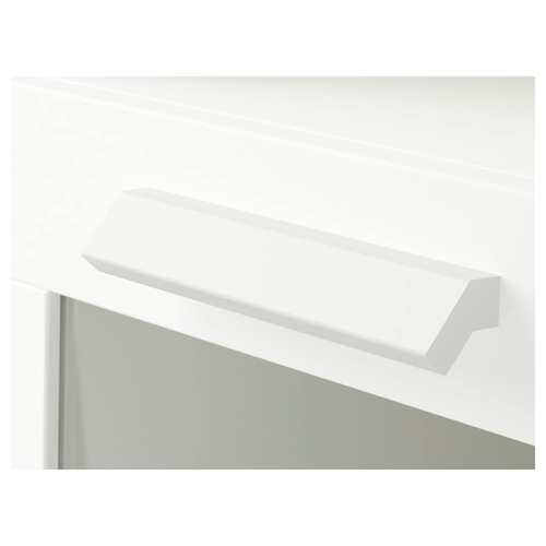 BRIMNES / BURHULT TV storage combination, white, 338x41x190 cm