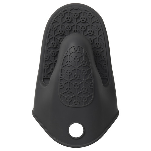 SANDVIVA Oven glove, silicone/dark grey