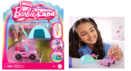 Barbie Mini Barbieland Doll & Vehicle Set HYF43 4+