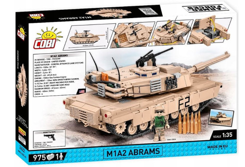 Cobi Blocks M1A2 Abrams 975pcs 9+