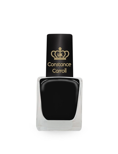 Constance Carroll Nail Polish with Vinyl no. 30 Black Night 5ml - mini