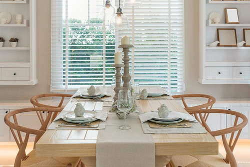 Dining Chair Wicker Natural