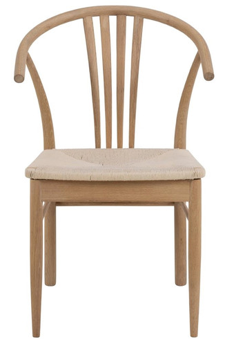 Chair York, white-stained oak