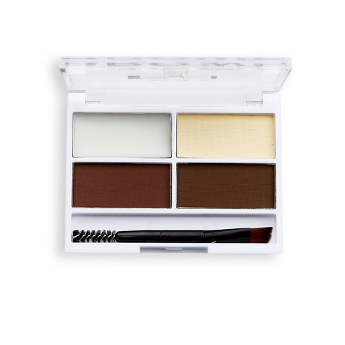 Makeup Revolution Relove by Revolution Colour Cult Brow Palette Dark Vegan