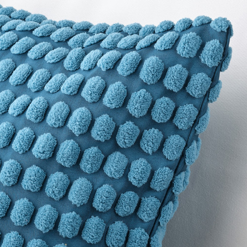SVARTPOPPEL Cushion cover, blue, 65x65 cm