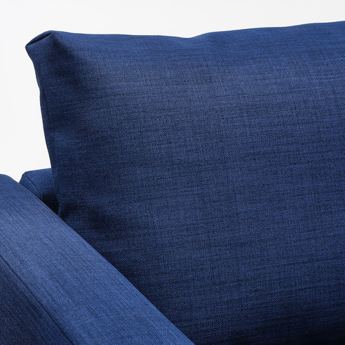 FRIHETEN / KLAGSHAMN Corner sofa-bed with storage, Skiftebo blue