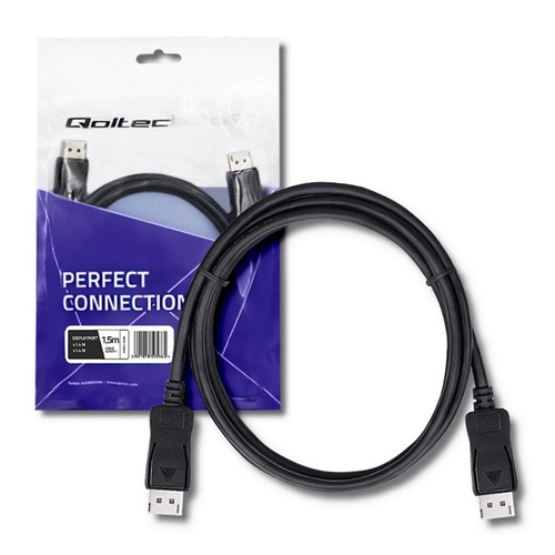 Qoltec DisplayPort v1.4 M to DisplayPort v1.4 M 1.5m