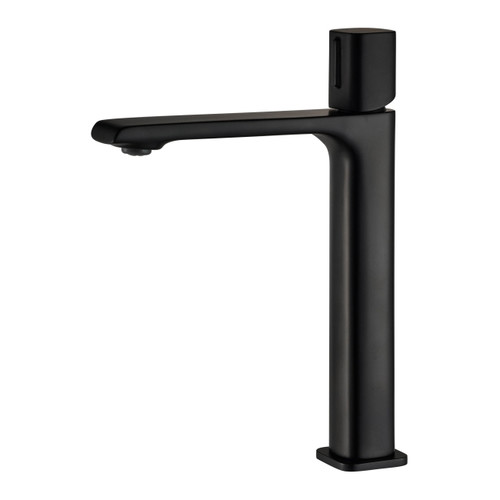 Wash-basin Mixer Tap Ranto, tall, matt black