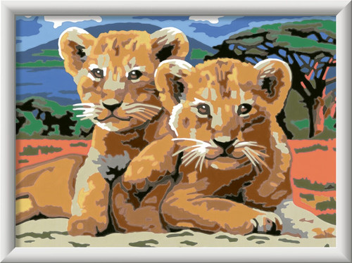 Ravensburger Painting By Numbers CreArt Little Lions 11+