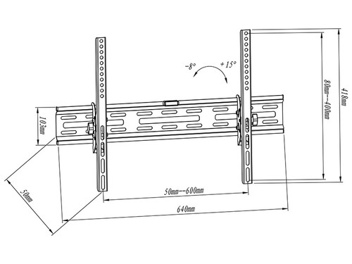 Blow TV LCD HQ Holder 32-65" 40kg