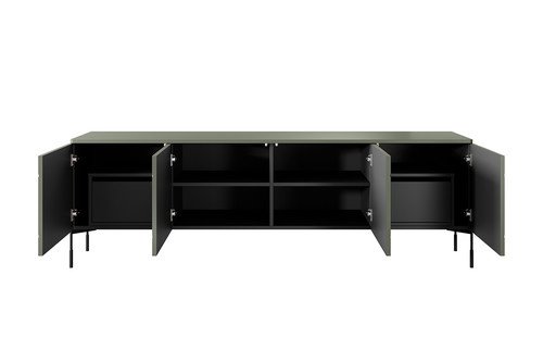 TV Cabinet with Drawers Sonatia 200, olive