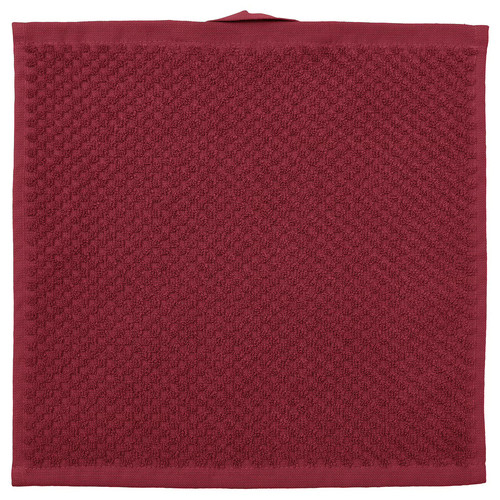 GULVIAL Washcloth, deep red, 30x30 cm