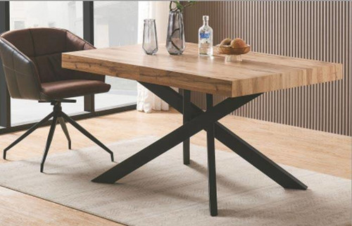 Extendabl Dining Table BOSTON 140-200 cm, light oak