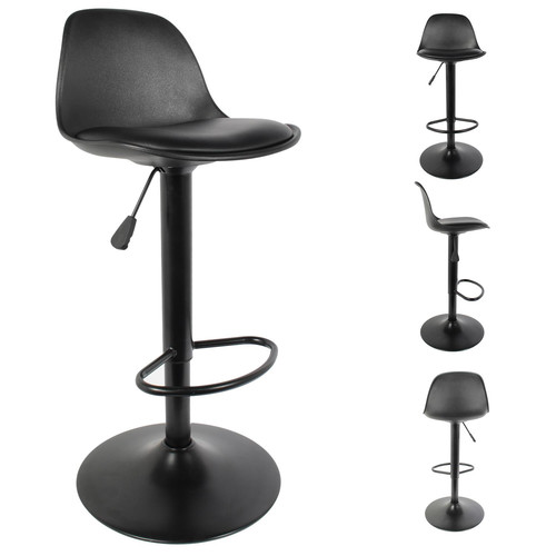 Bar Stool Isak, black