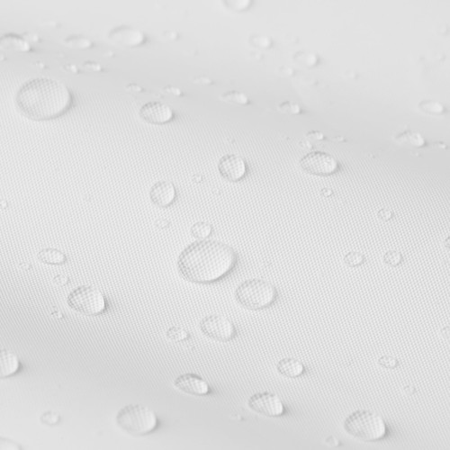 LUDDHAGTORN Shower curtain, white, 180x200 cm