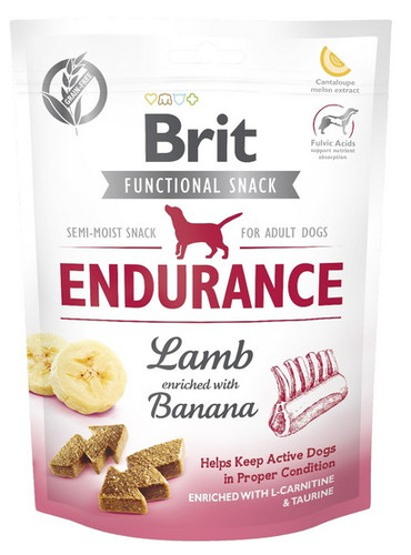 Brit Functional Snack for Adult Dogs Endurance Lamb with Banana 150g