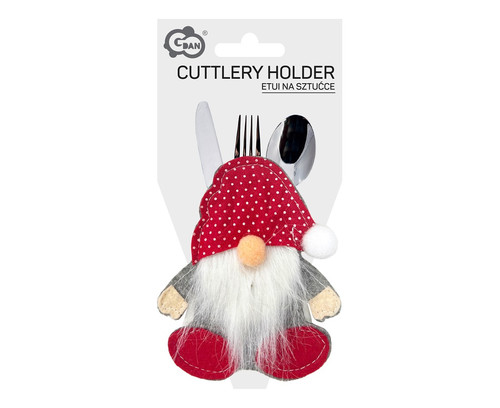 Christmas Gnome Cutlery Pouch