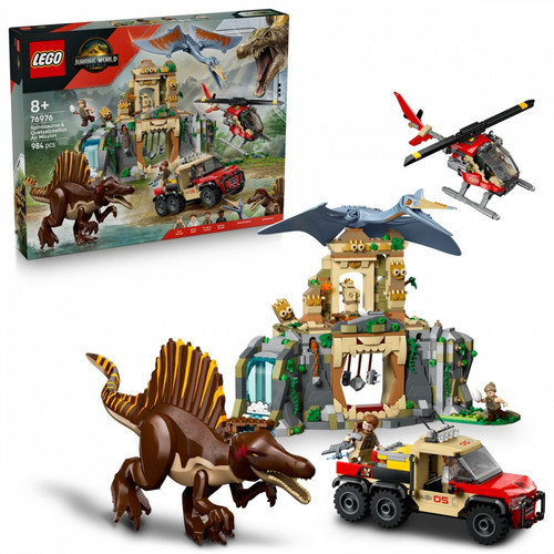 LEGO Jurassic World Spinosaurus & Quetzalcoatlus Air Mission 8+