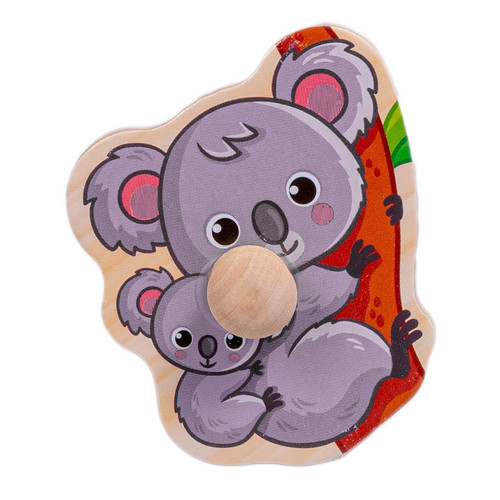Smily Play Wooden Puzzle Zoo 18m+
