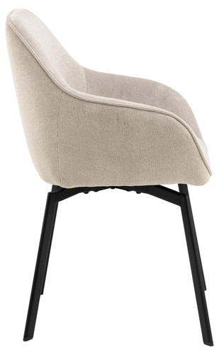 Swivel Dining Chair Clara, beige