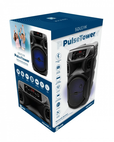 SQUEAK Portable Bluetooth Speaker PulseTower SQ1006