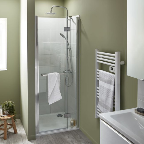 GoodHome Shower Door Naya 80 x 195 cm, clear glass