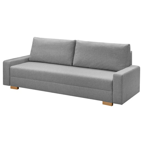 GRÄLVIKEN 3-seat sofa-bed, grey