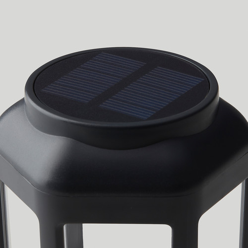 SOLVINDEN LED solar-powered ground stick, outdoor/clear black