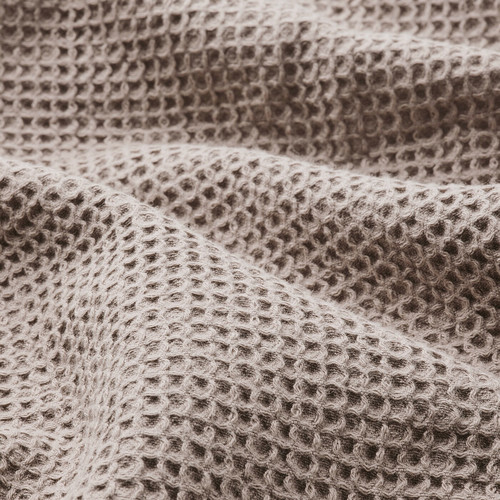 VALLASÅN Washcloth, light grey/brown, 30x30 cm