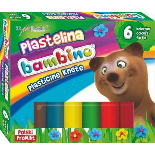 Bambino Plasticine 6 Colours