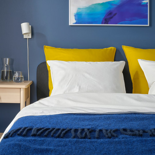 GURLI Cushion cover, yellow, 65x65 cm