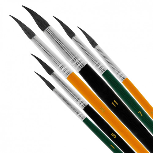 Starpak School Brush Set Paintbrushes 6pcs