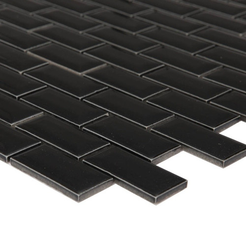 Mosaic Tile Trentie GoodHome 30 x 30 cm, black, 1pc