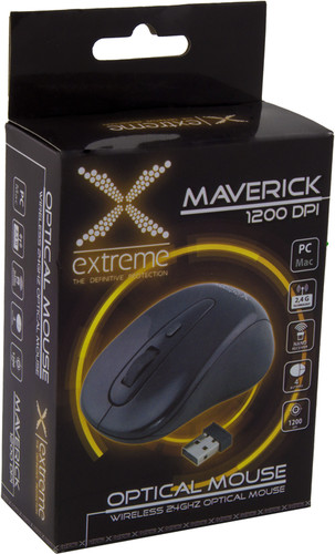 Esperanza Wireless Optical Mouse XM104K, 1200 DPI, 2,4GH, black