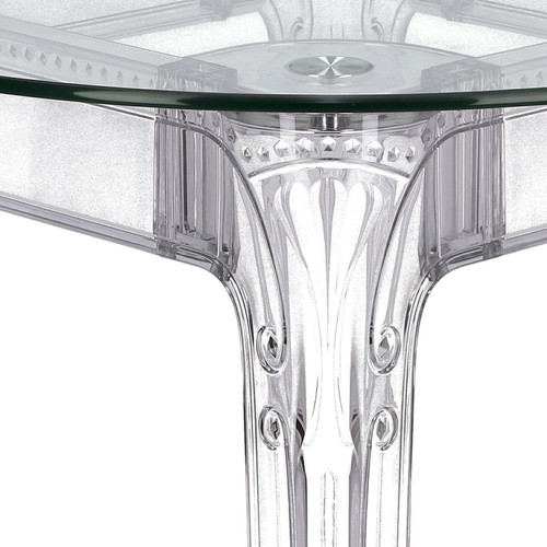 Table Ghost 80cm, transparent