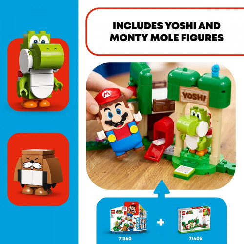 LEGO Super Mario Yoshi’s Gift House Expansion Set 6+