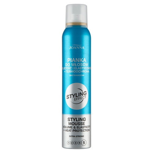 JOANNA Styling Effect Styling Volume & Elasticity + Heat Protection Extra Strong Hair Mousse 150ml