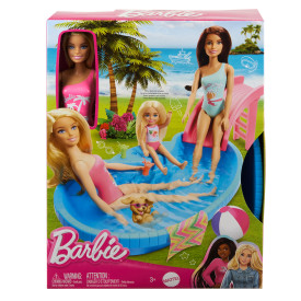 Barbie Doll And Pool Playset HRJ74 4+