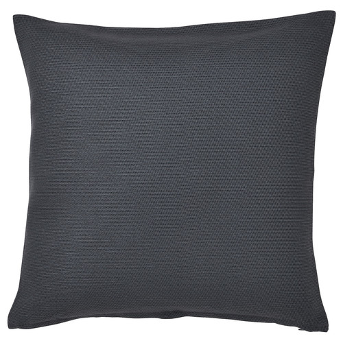 JORDTISTEL Cushion cover, black-blue, 50x50 cm