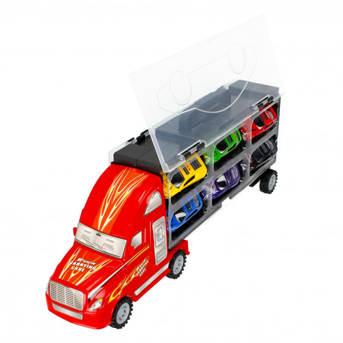 Power Transport Truck with 6 Small Cars 3+