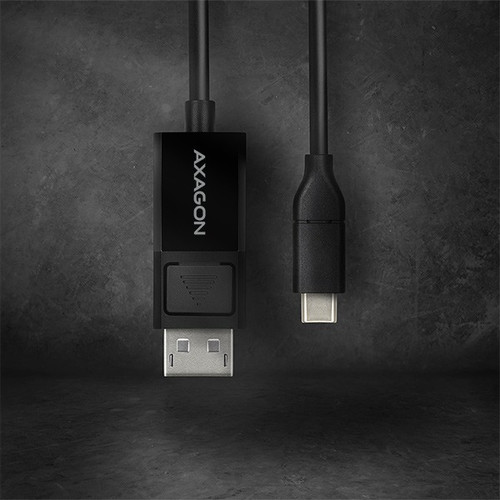 AXAGON Cable USB-C - DisplayPort 1.8m