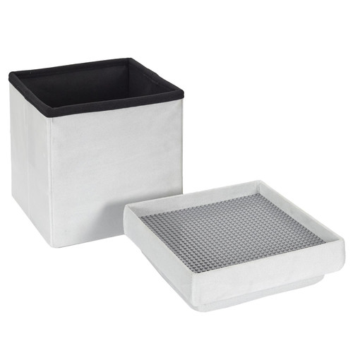 Pouffe Legina, grey